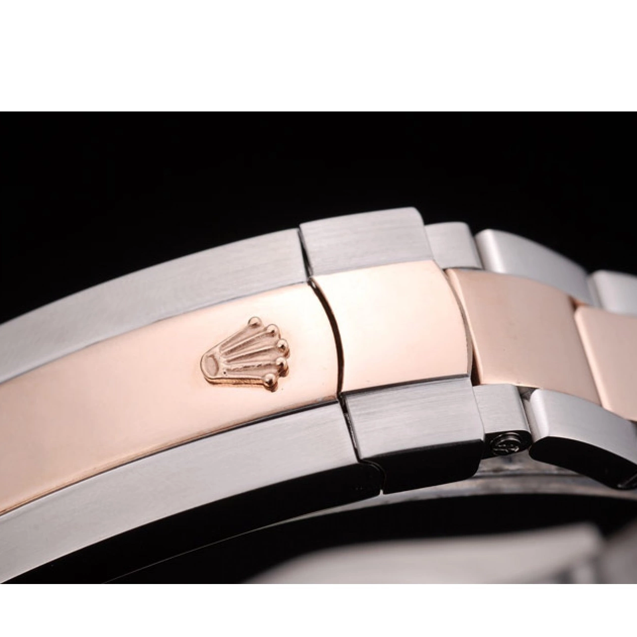 Rolex aaa copy Brown 41994 Dial Brushed DateJust Diamond Stainless Case Plated Rolex Steel 0825